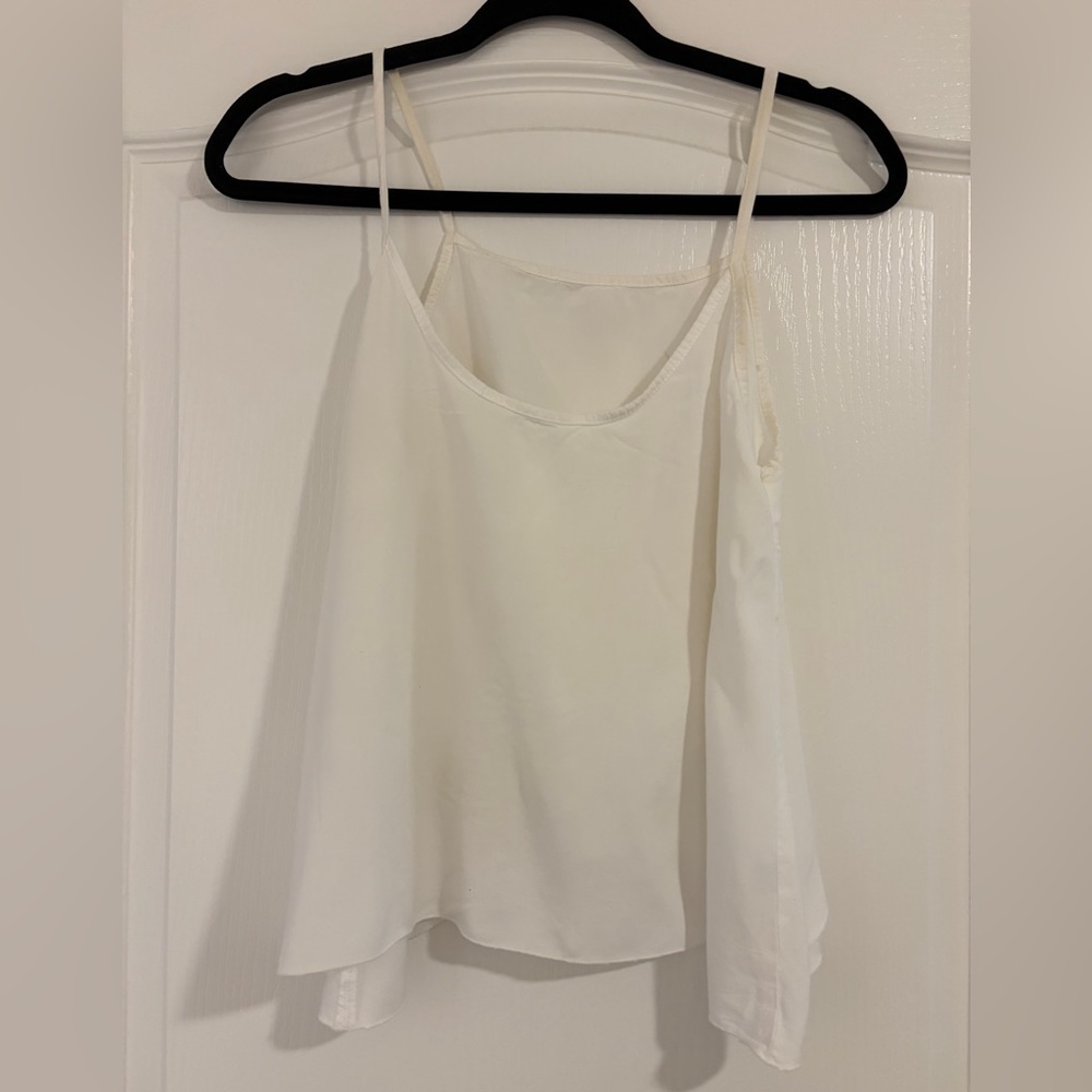 JOLI NU. CAMILLE in Eggshell:A-line, flowing, strap-y tank that’s reversible-S/M